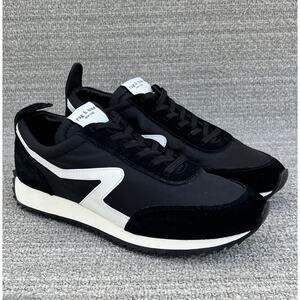 rag & bone Retro Runner Sneaker Black & White Women's Size 9 US